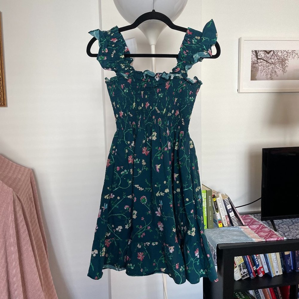 Hill House Elizabeth Nap Dress (worn twice, Moody Floral from spring 2022)